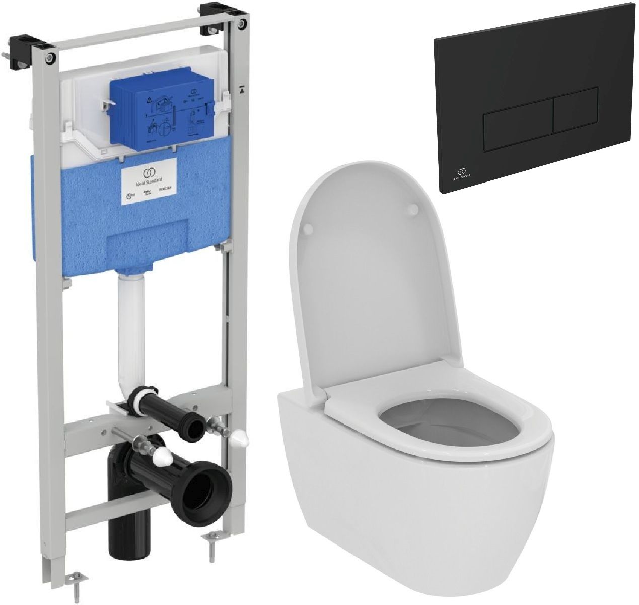 Készlet combi-Pack készlet deszkával Ideal Standard i.Life O T572501, beépíthető keret Ideal Standard Prosys R020467, R0121A6