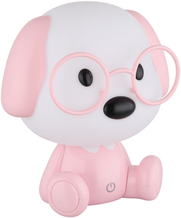 Globo Lighting Puppy éjjeli lámpák gyerekeknek 1x1 W rózsaszín 21761P