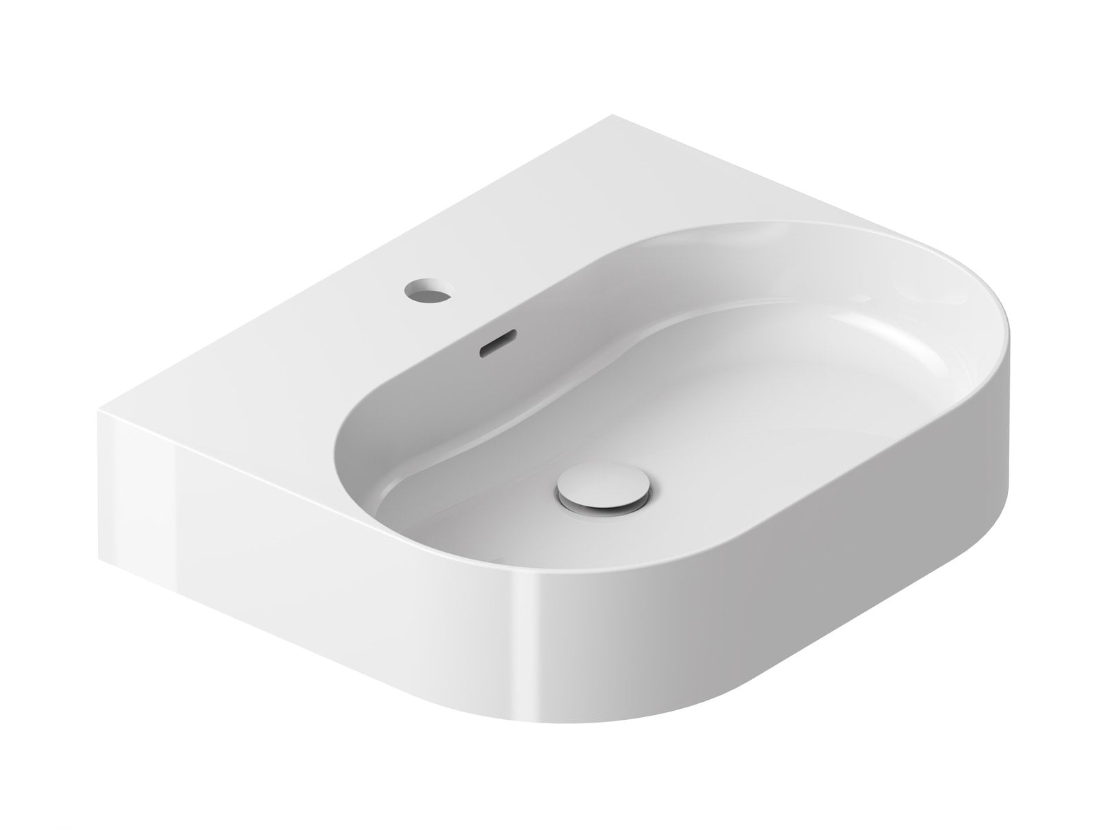 Ravak Ceramic mosdótál 55.3x45.2 cm négyszögletes klasszikus fehér XJX01155008