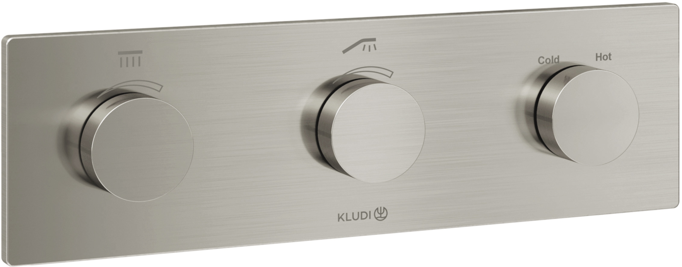 Kludi Pushtronic kád és zuhany csaptelep süllyesztett z termosztáttal || 38300N5-00