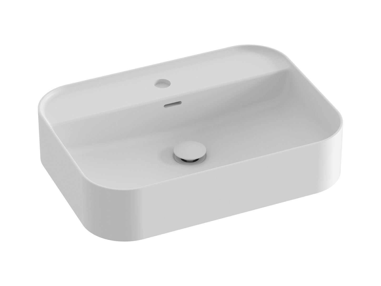 Ravak Ceramic mosdótál 55x40 cm négyszögletes mosdótálak fehér XJX0E155005