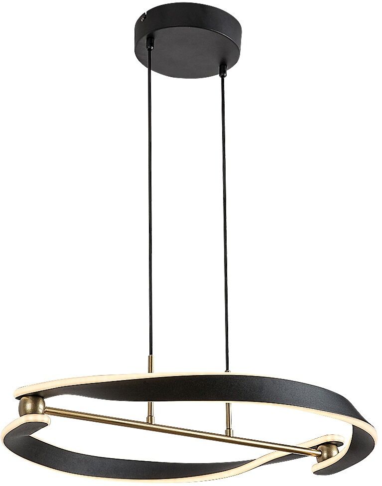 Rabalux Adalind függőlámpa 1x40 W fekete-arany 72149