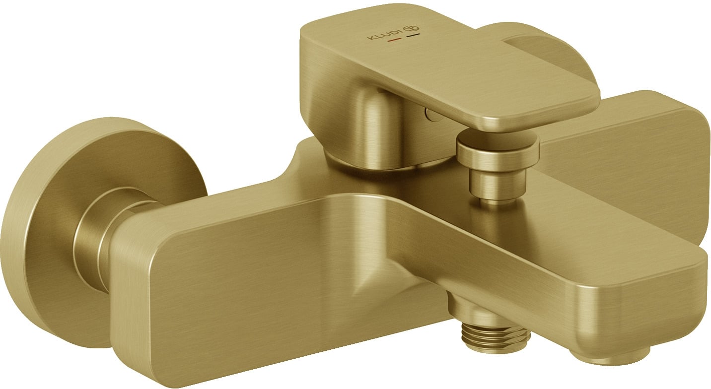 Kludi Renon kád és zuhany csaptelep fali arany 42691N075