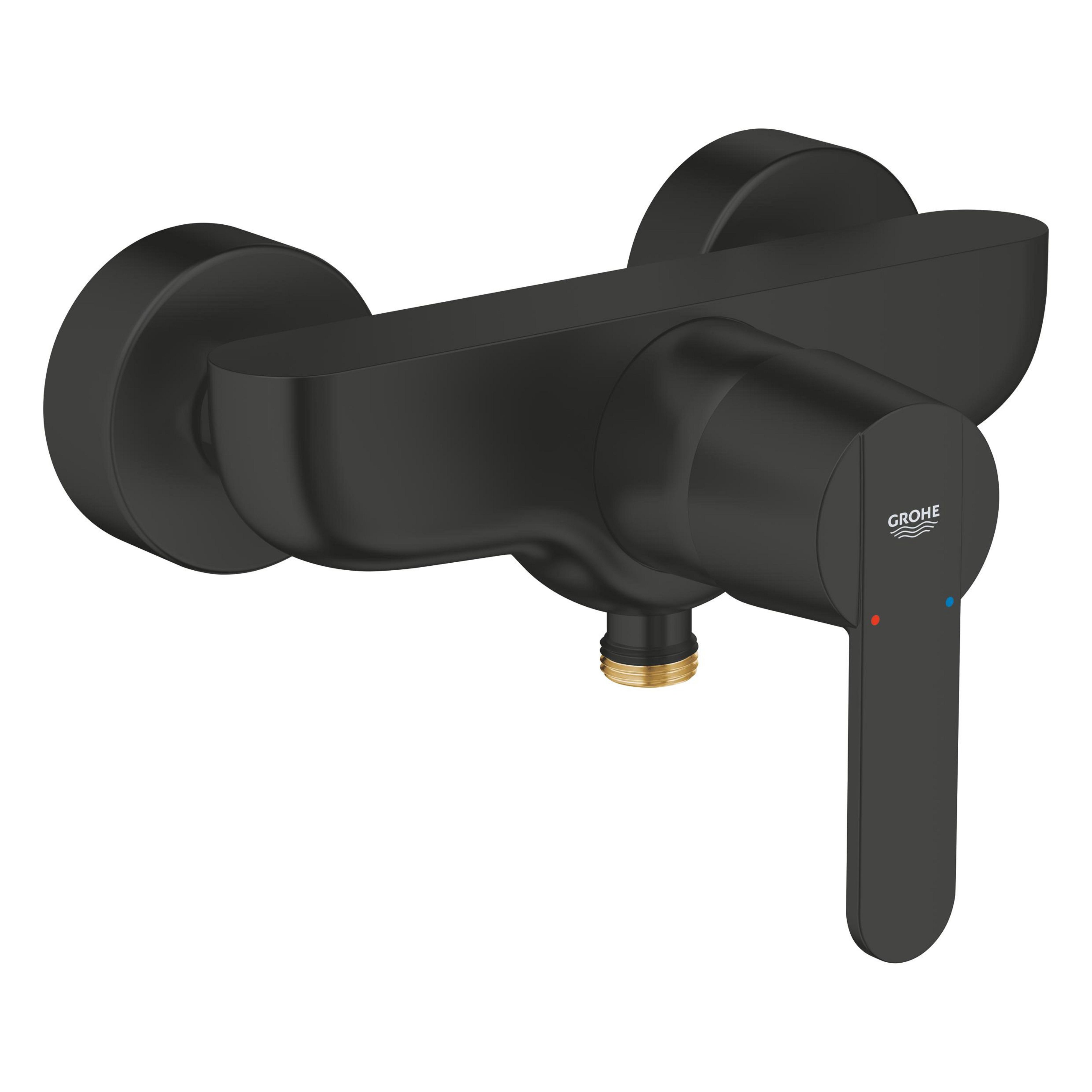 Grohe Get zuhanycsaptelep fal fekete 328882430