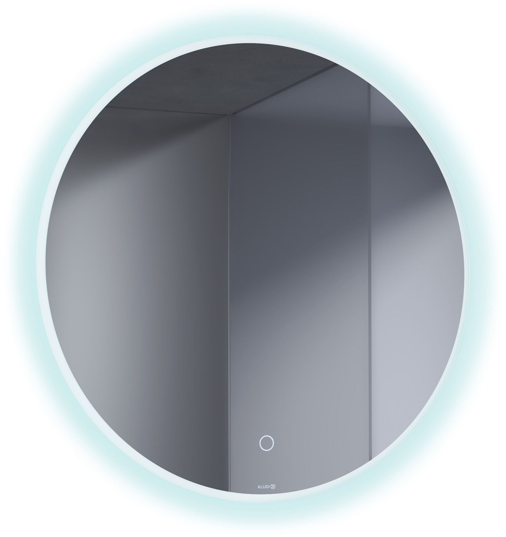 Kludi Luma tükör 60x60 cm kerek világítással 17SP0100