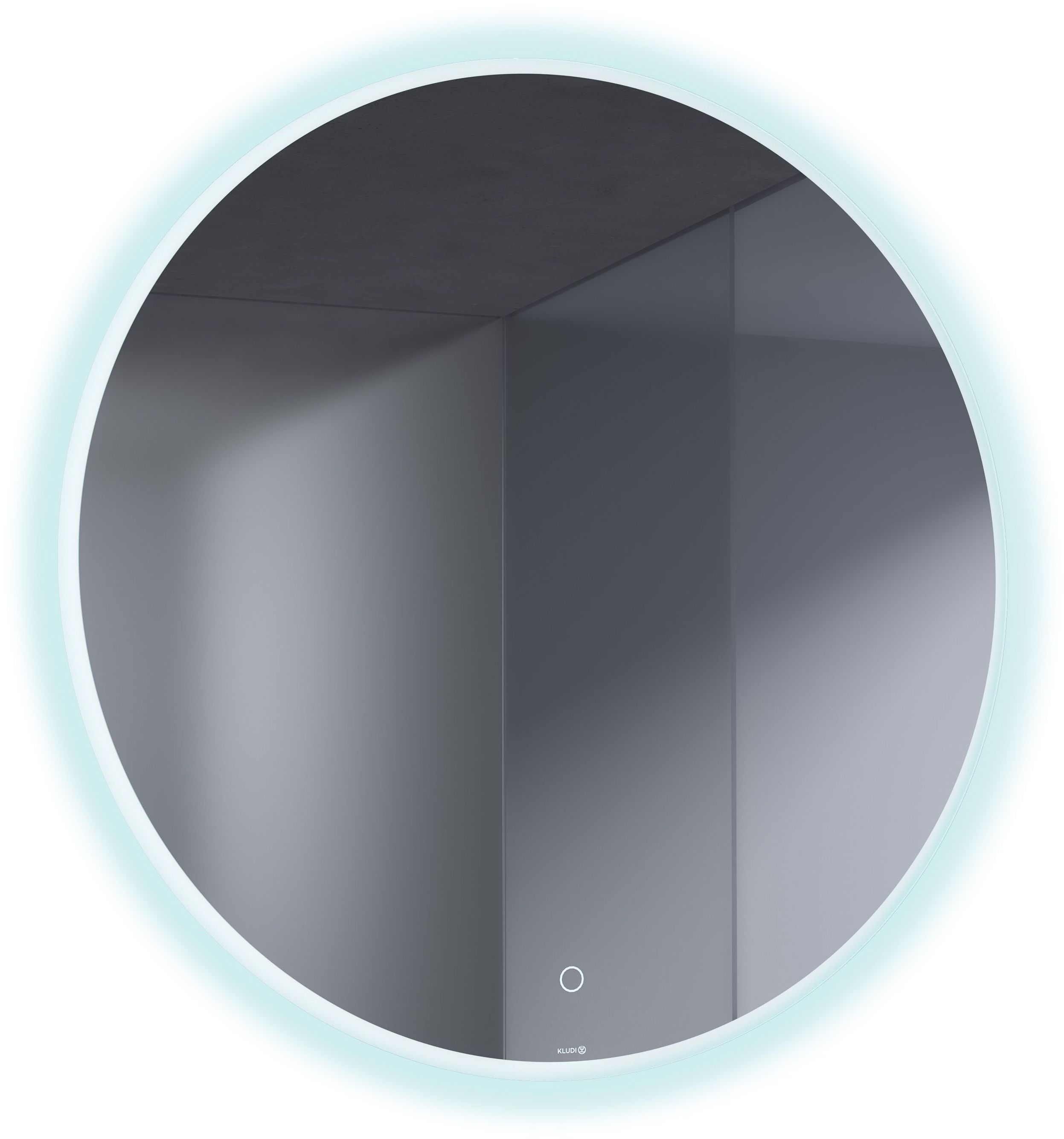 Kludi Luma tükör 80x80 cm kerek világítással 17SP0200