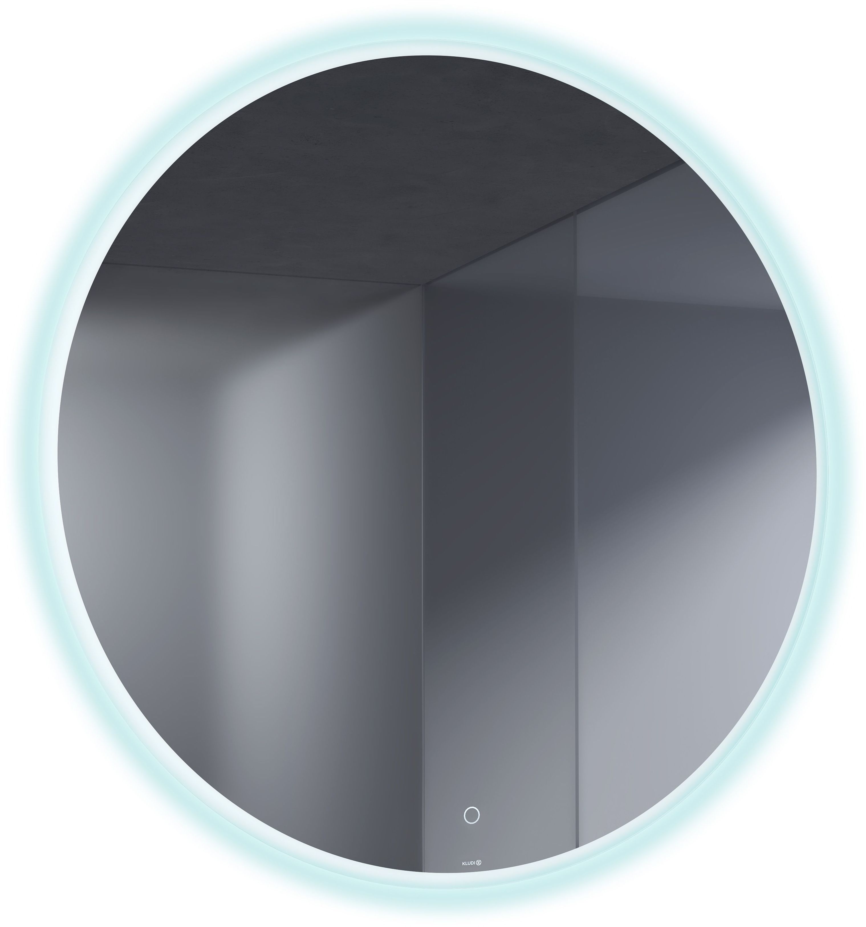 Kludi Luma tükör 100x100 cm kerek világítással 17SP0300