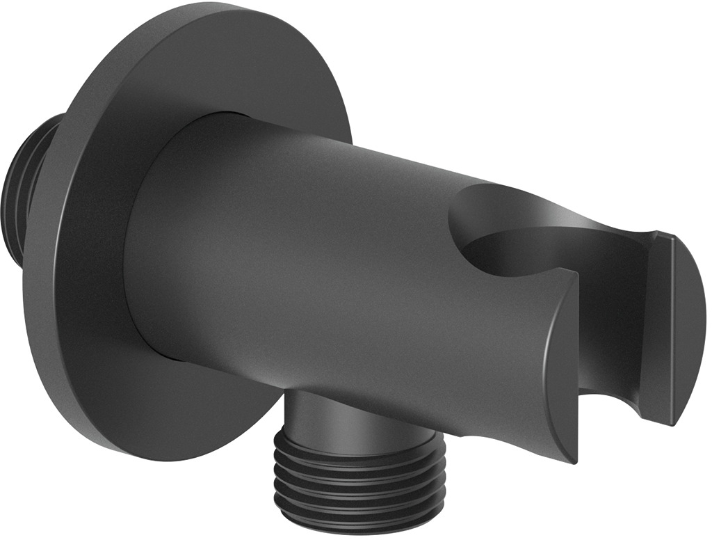 Kludi A-QA zuhanytartó fali szögcsatlakozóval fekete 6556739-00