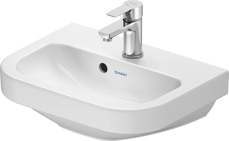 Duravit D-Code mosdótál 45x33.5 cm félkör alakú klasszikus fehér 07484500002