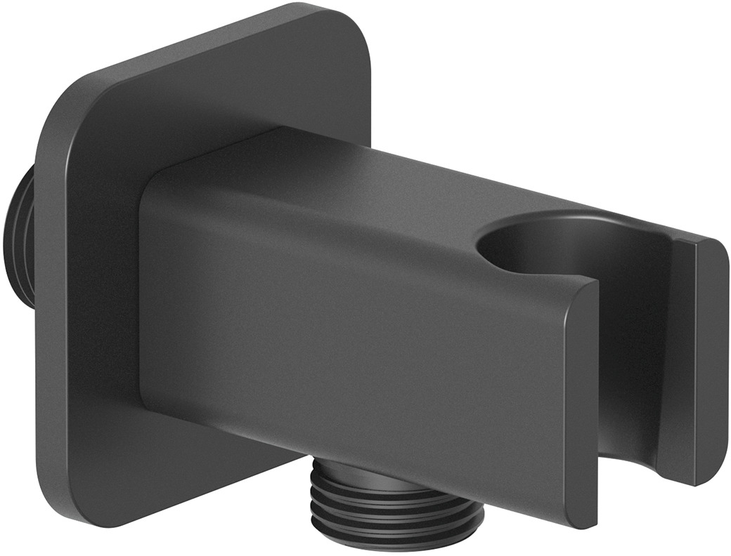 Kludi A-QA zuhanytartó fali szögcsatlakozóval fekete 6556839-00