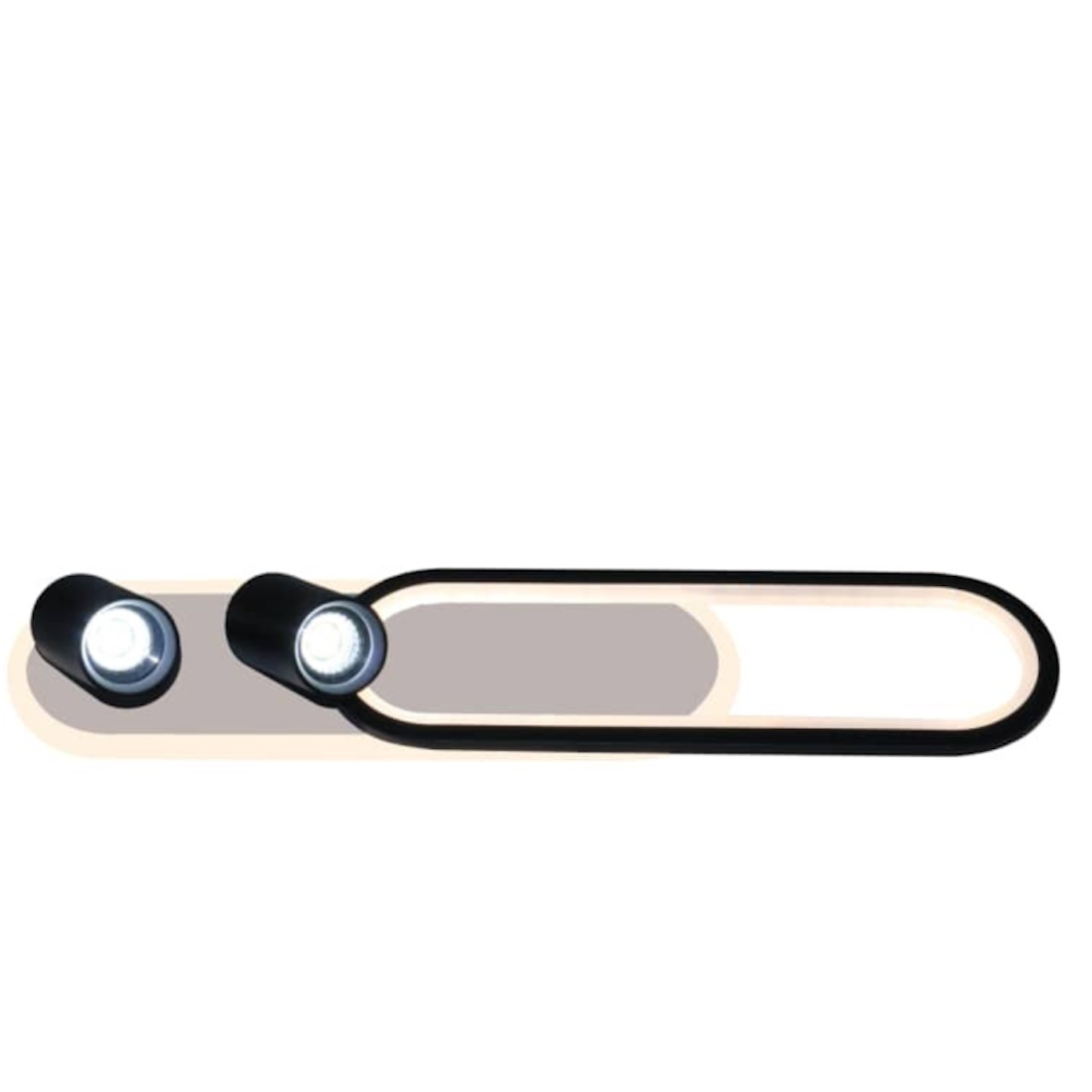 Light Prestige Parma mennyezeti lámpa 2x8 W fekete LP-0612/2CLBK