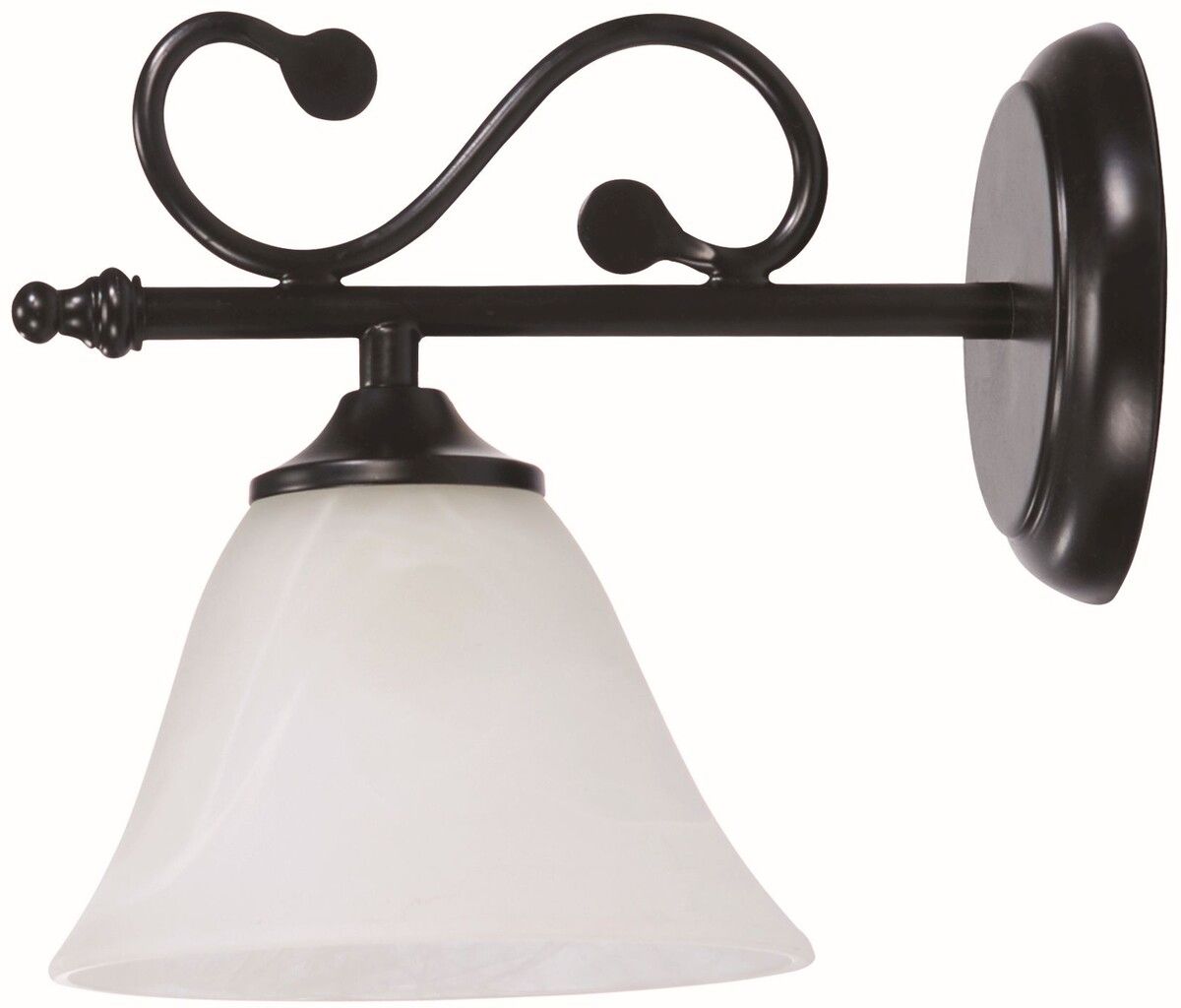 Rabalux Dorothea oldalfali lámpa 1x40 W fekete 7771