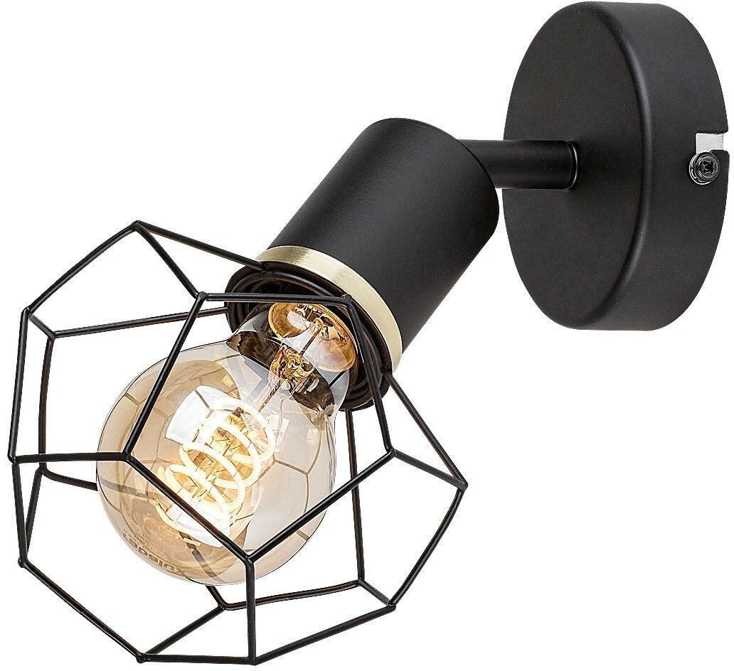 Rabalux Fran oldalfali lámpa 1x40 W fekete 71065