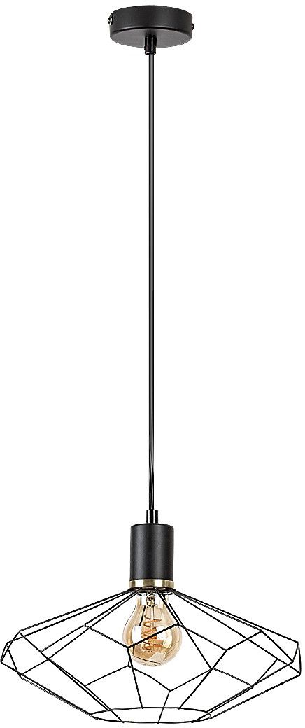 Rabalux Fran függőlámpa 1x40 W fekete 72241