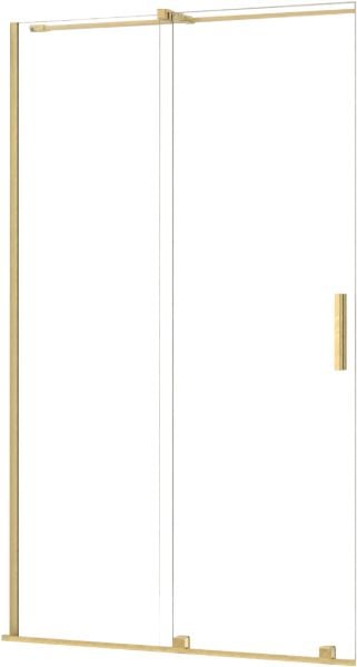 Rea Montana zuhanyajtók 140 cm tolható arany csiszolt/átlátszó üveg REA-K2499