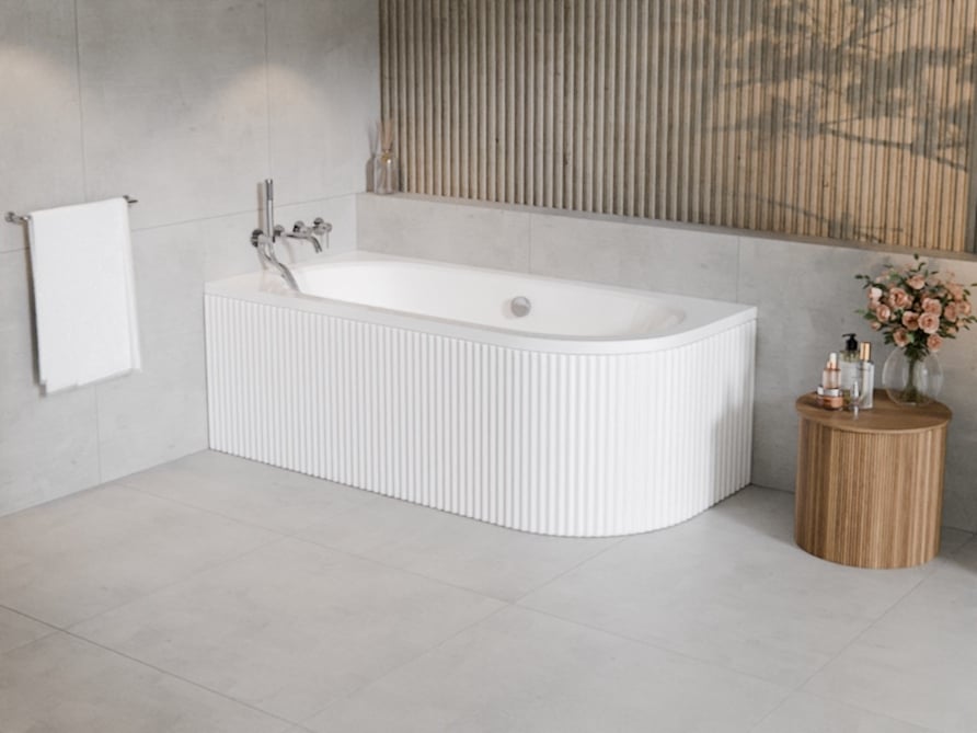 Készlet sarokkád Besco Avita #WAV-170-NL, kád burkolat Besco Avita OAV-170-NSR