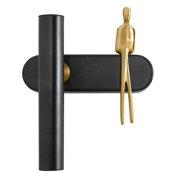 Moosee Boy oldalfali lámpa 1x4 W fekete-arany MSE1501100482