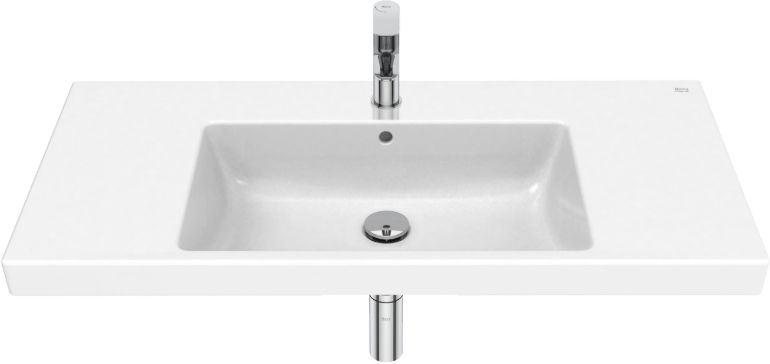 Roca Gap mosdótál 100x46 cm négyszögletes beépíthető fehér A3270MA004 