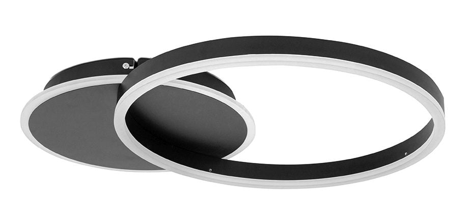 Moosee Rings mennyezeti lámpa x30 W fekete MSE1501100507