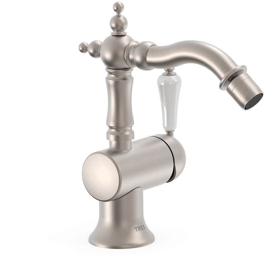 Tres Clasic bidé csaptelep álló acél 24222001AC
