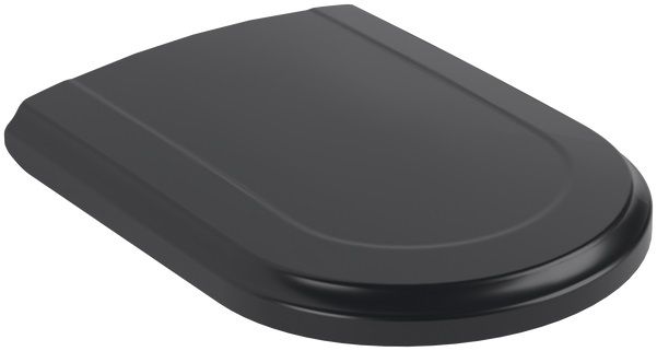Villeroy & Boch Hommage wc ülőke lecsapodás-gátlós fekete 8809S1R7