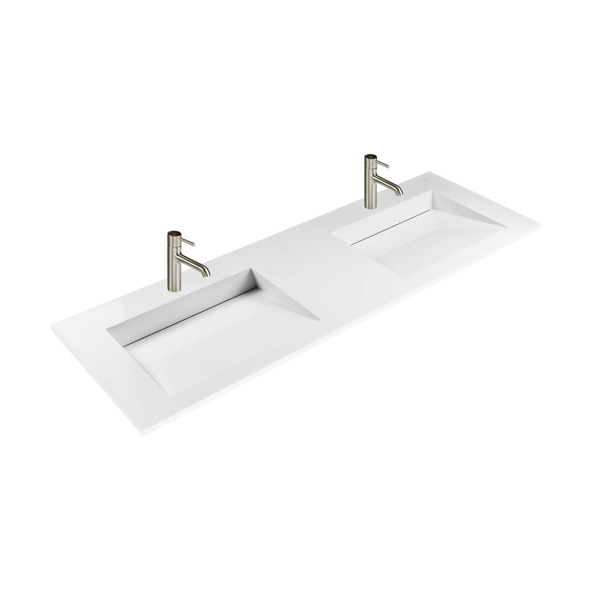 Oltens Stila mosdótál 140x45 cm négyszögletes beépíthető fehér fényes 40206000