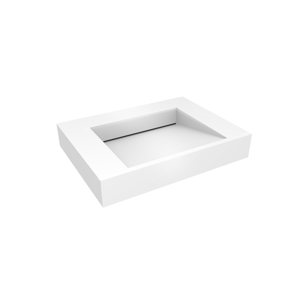 Oltens Stila mosdótál 60x45 cm négyszögletes klasszikus fehér 40000000