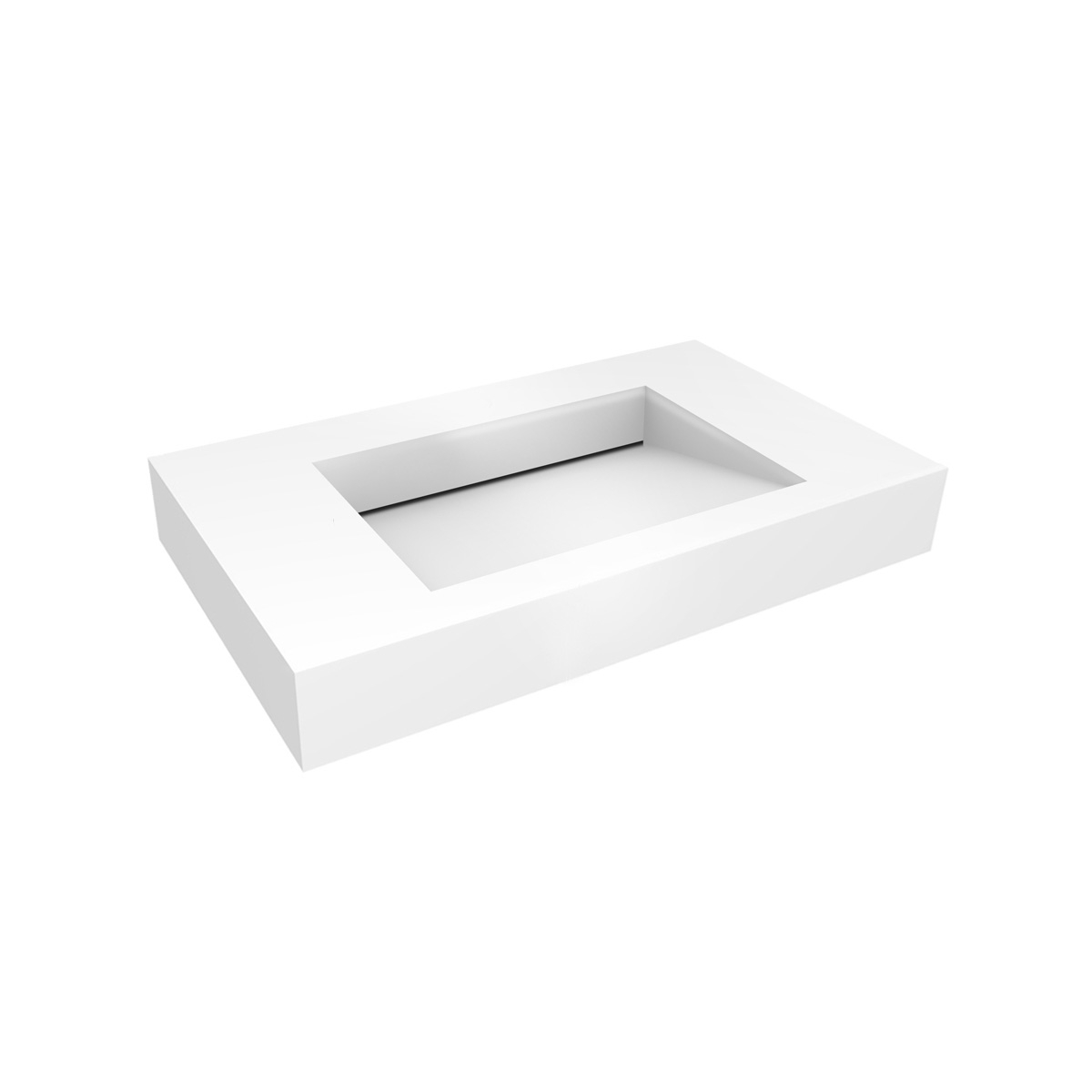 Oltens Stila mosdótál 100x45 cm négyszögletes klasszikus fehér 40003000