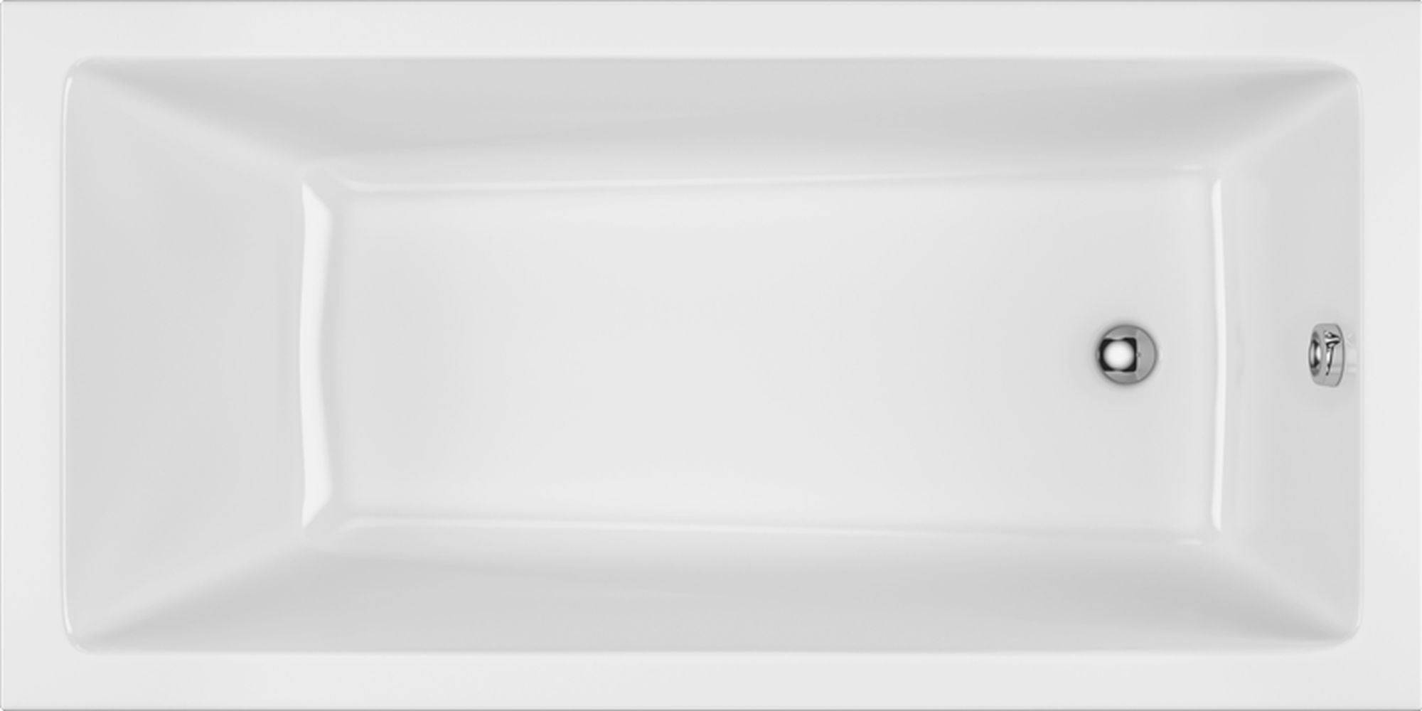 Excellent Wave egyenes kád 180x80 cm fehér WAEX.WAV18WH