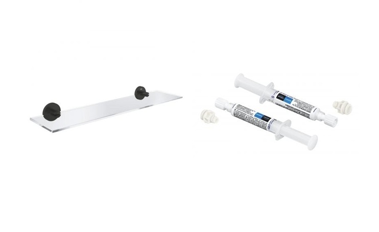 Készlet polc Grohe Start 412022430, ragasztó Grohe 41128000