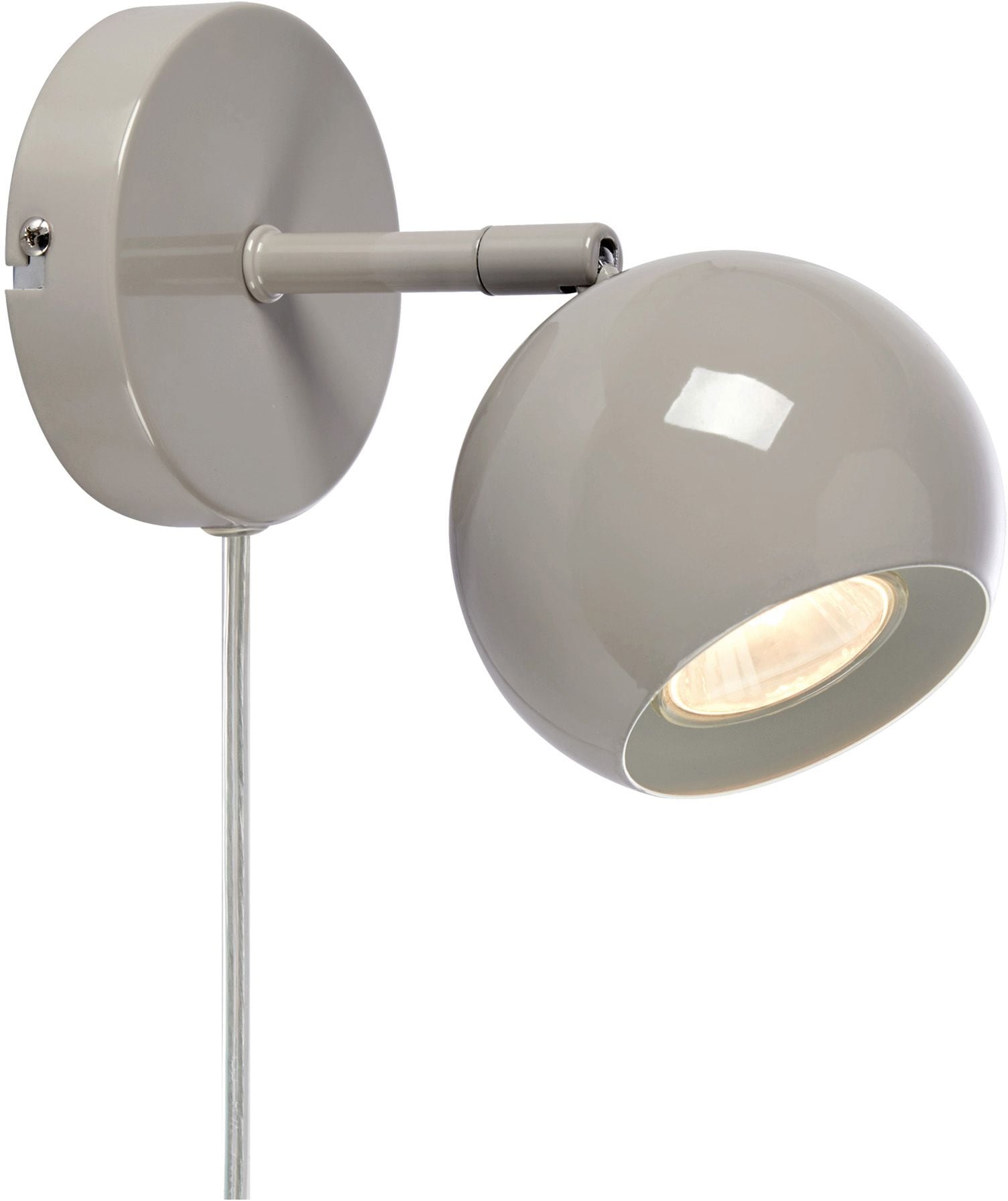 Markslöjd Pop oldalfali lámpa 1x7 W szürke 108983