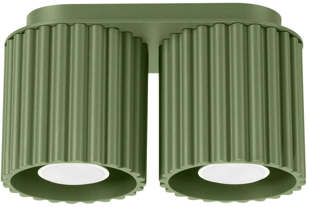 Sollux Lighting Aura mennyezeti lámpa 2x10 W zöld SL.1795