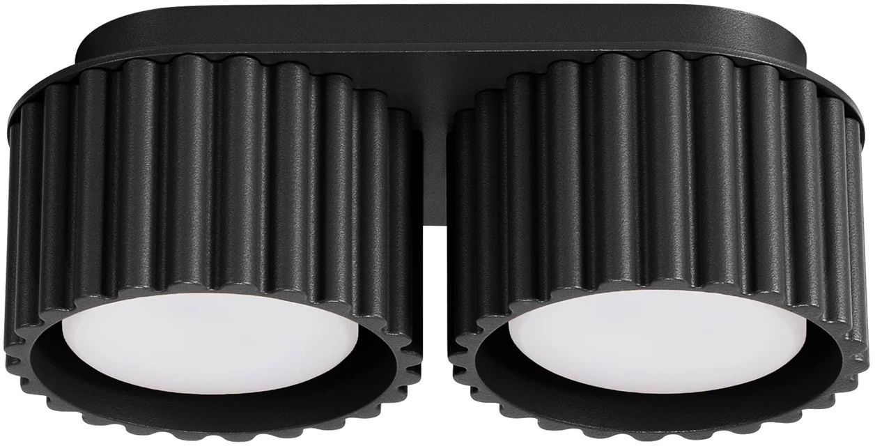Sollux Lighting Aura mennyezeti lámpa 2x10 W fekete SL.1788