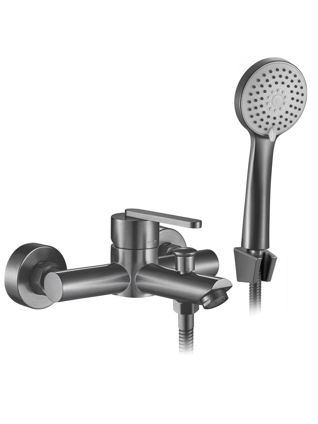 Rea Ontario kád és zuhany csaptelep fali grafit REA-B5515