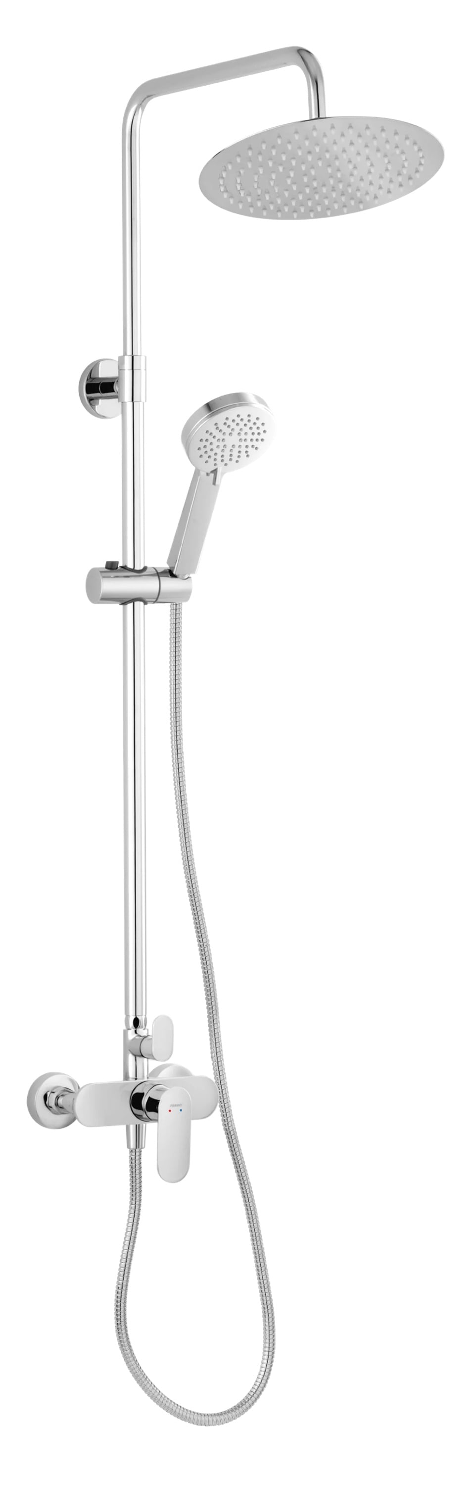 Ferro Talassa zuhany készlet fal trópusi zuhany opcióval króm NP87-BAL7U