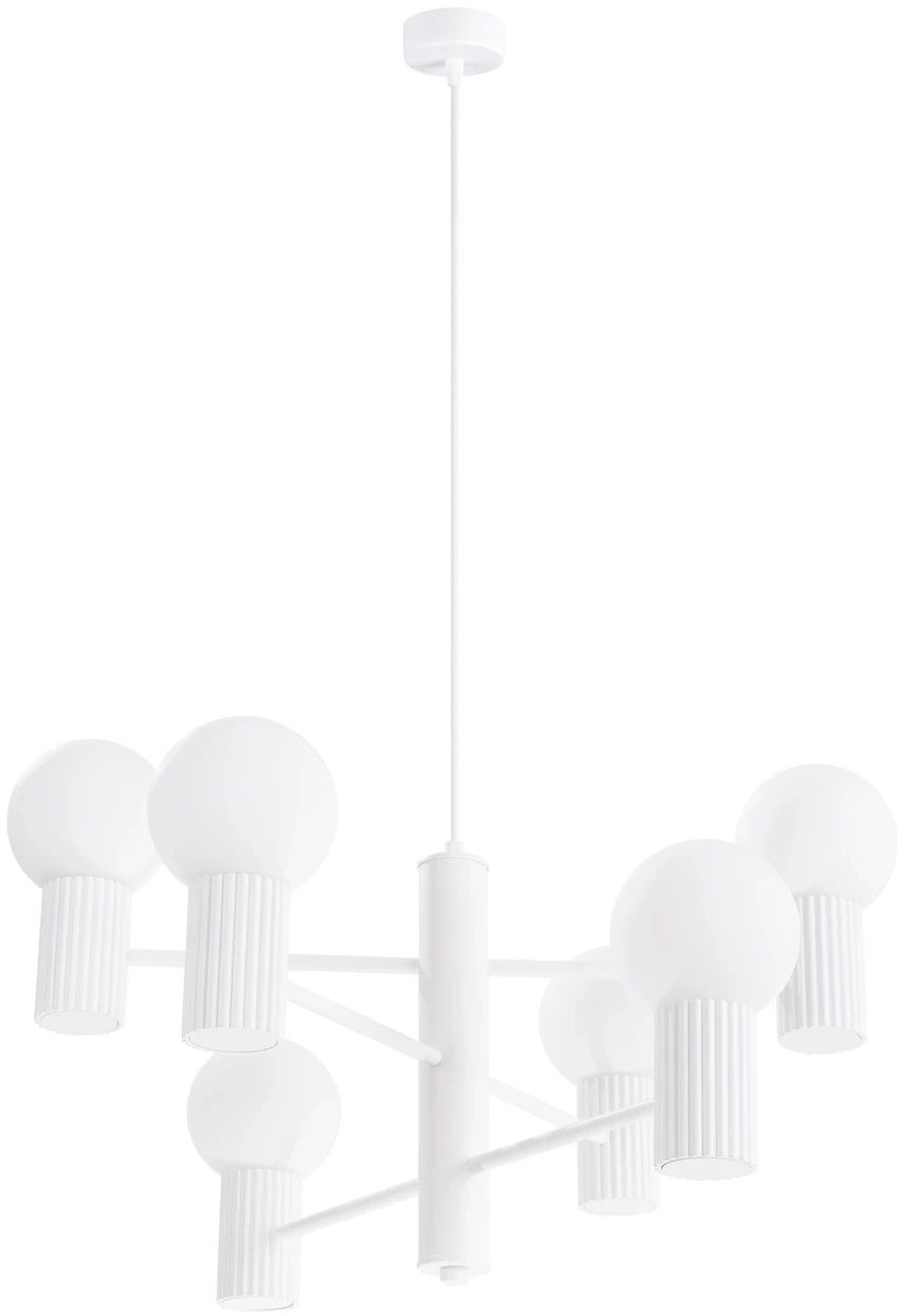 Sollux Lighting Halo függőlámpa 6x8 W fehér SL.1829