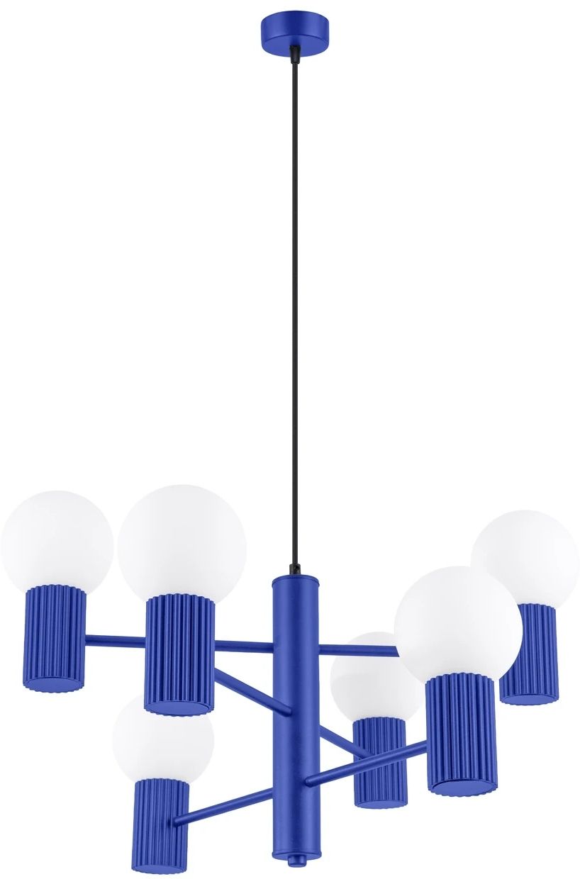 Sollux Lighting Halo függőlámpa 6x8 W lila SL.1835