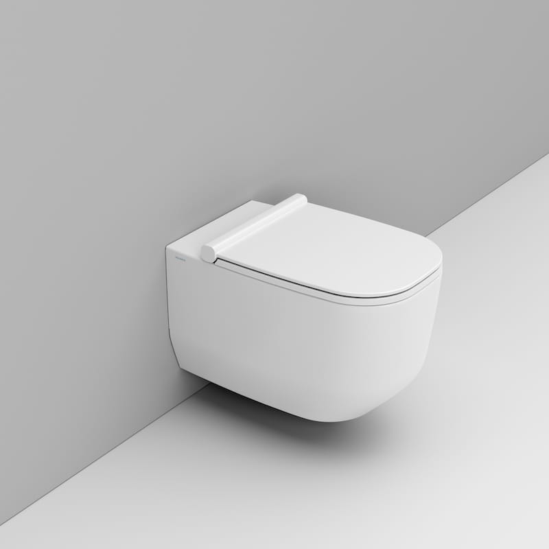 Ceramica Dolomite Alba wc csésze függesztett perem nélkül fehér matt D502541