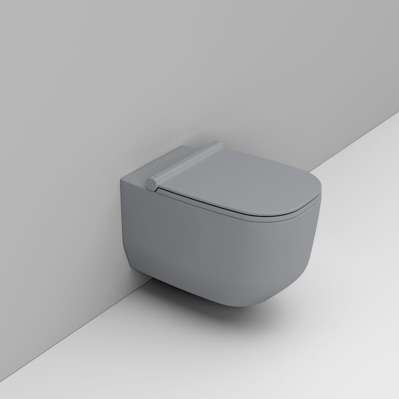 Ceramica Dolomite Alba wc csésze függesztett perem nélkül szürke D502545