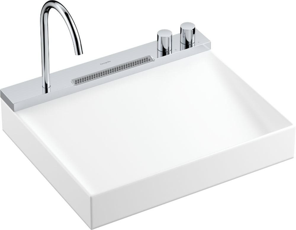 Hansgrohe Avalegra mosdó csappal 58x47.5 cm négyszögletes klasszikus-süllyesztett fehér 22472000