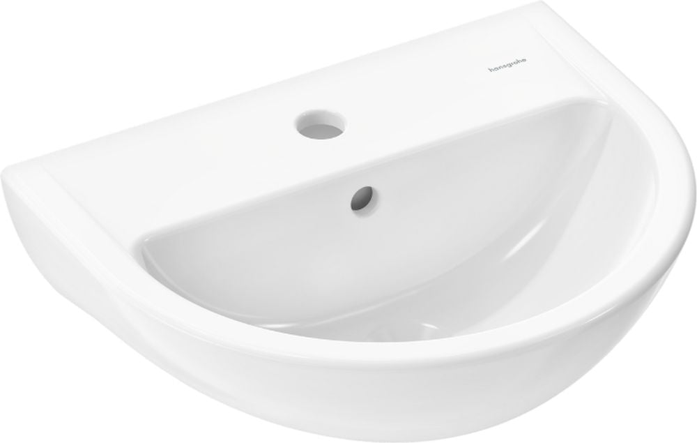 Hansgrohe GladeLake S mosdótál 45x37 cm félkör alakú klasszikus fehér 60100450