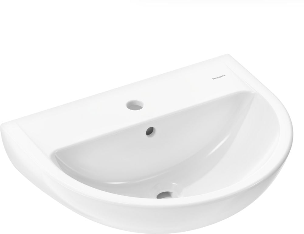 Hansgrohe GladeLake S mosdótál 55x45 cm félkör alakú klasszikus fehér 60101450