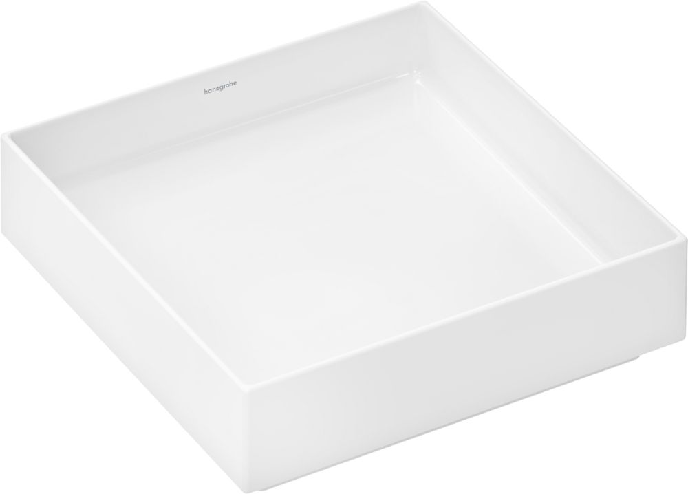 Hansgrohe Xuniva Evo E mosdótál 40x40 cm négyzet mosdótálak fehér fényes 60324450