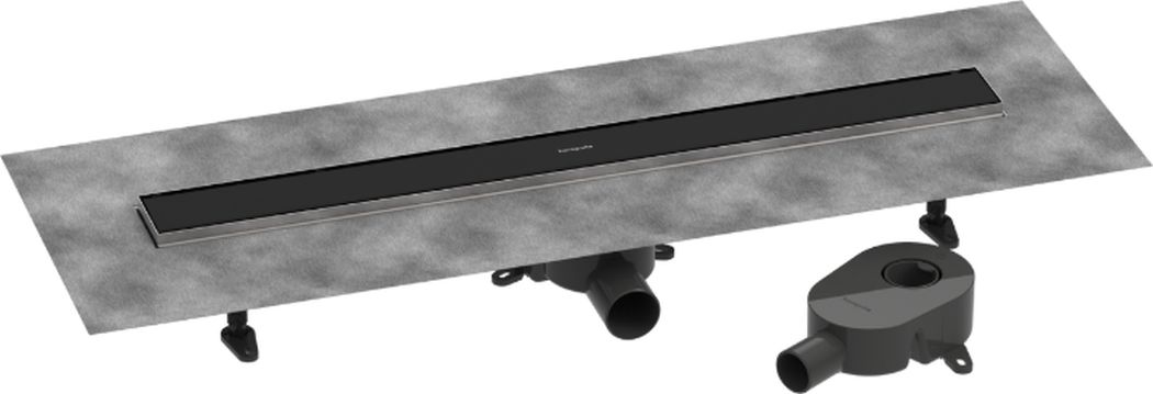 Hansgrohe RainDrain Go lineáris lefolyó 80 cm fekete 56273670