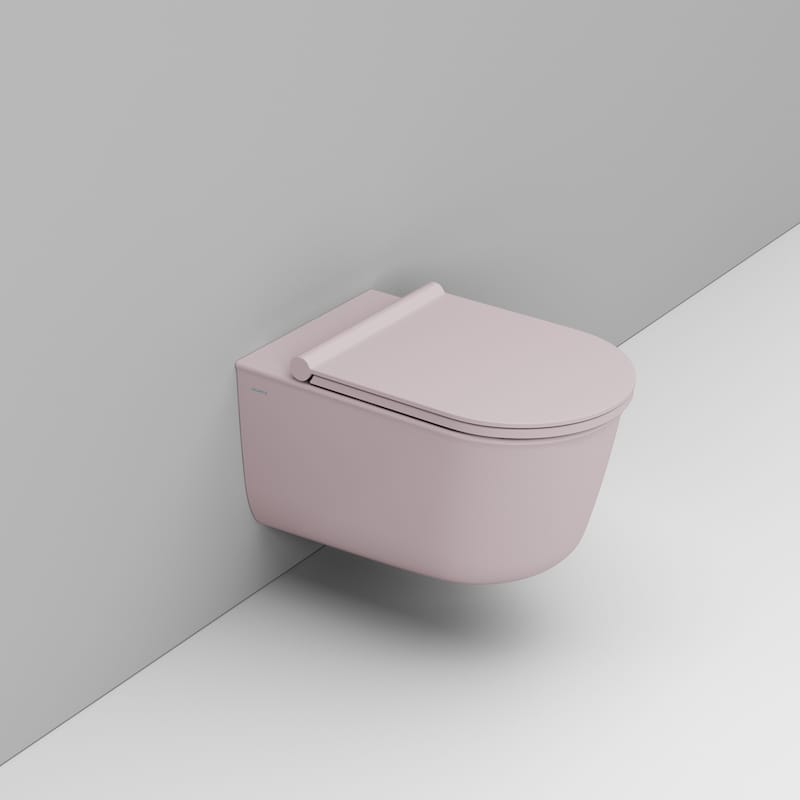 Ceramica Dolomite Mayka wc csésze függesztett perem nélkül rózsaszín D482565
