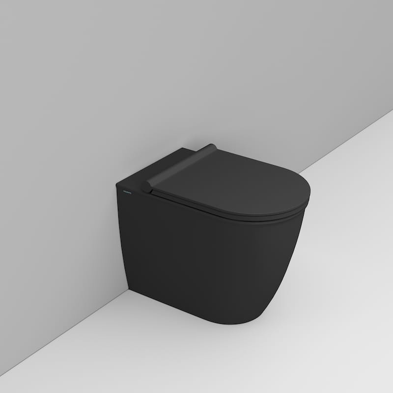 Ceramica Dolomite Mayka wc csésze álló perem nélkül fekete matt D483181