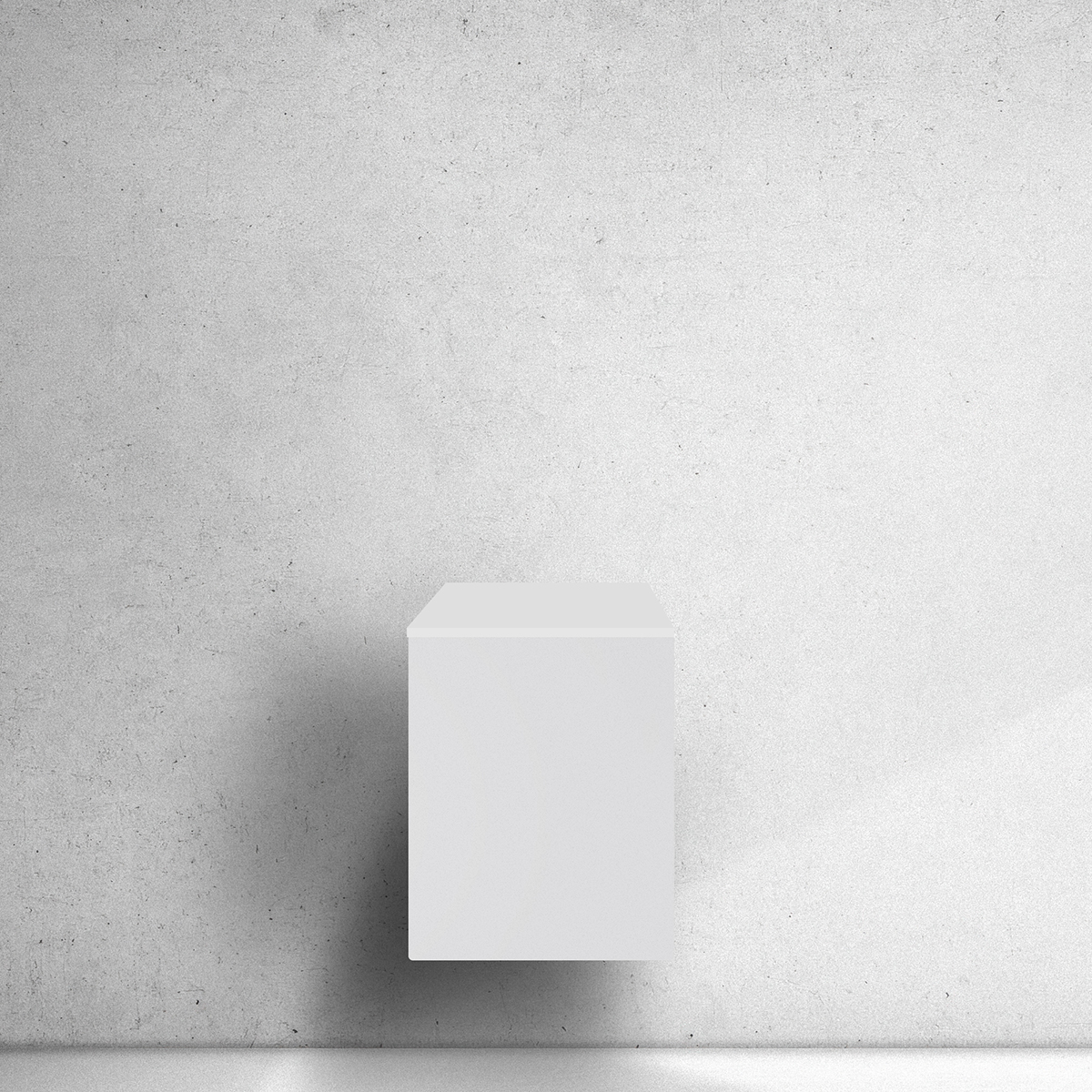 Oltens Lun szekrény 40x45x53.6 cm mosdókagyló alá akasztható fehér 60031000