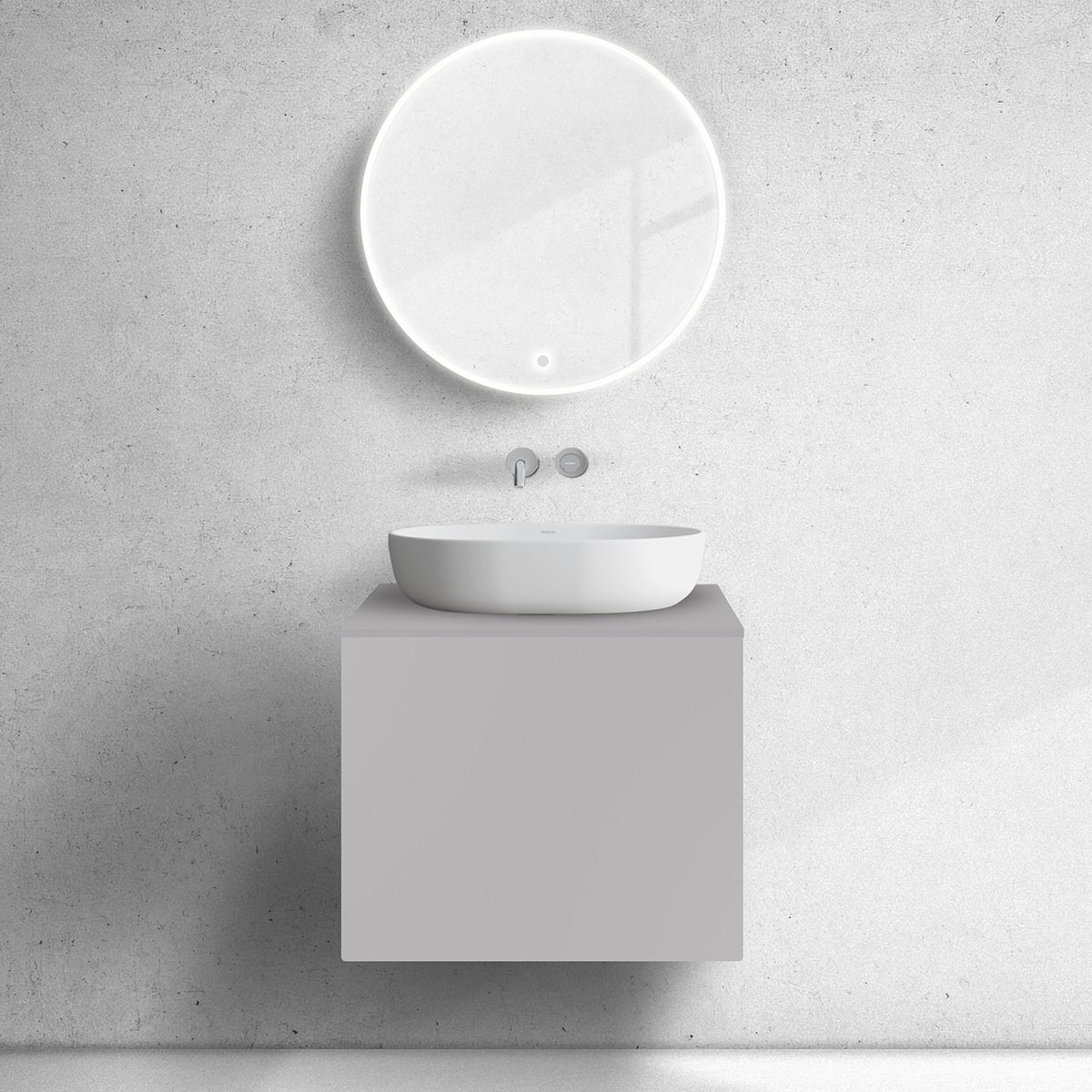 Oltens Lun szekrény 60x44.7x52 cm mosdókagyló alá akasztható 60032900