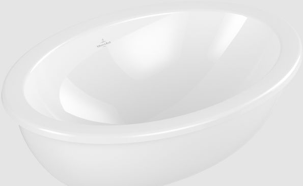 Villeroy & Boch Loop & Friends mosdótál 66x47 cm ovális süllyesztett fehér 4A6301R1