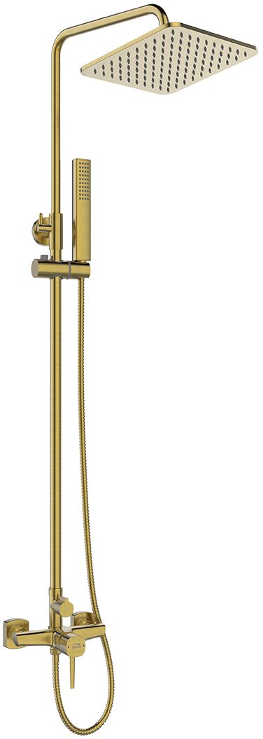 Laveo Pola zuhany készlet fal trópusi zuhany opcióval arany PLA_GBKX